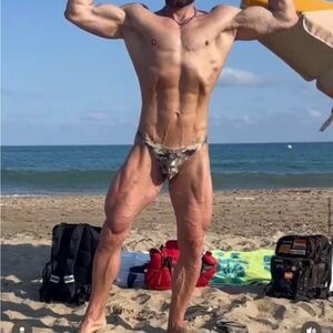 Psittacus Wear Camouflage print mens Thong M